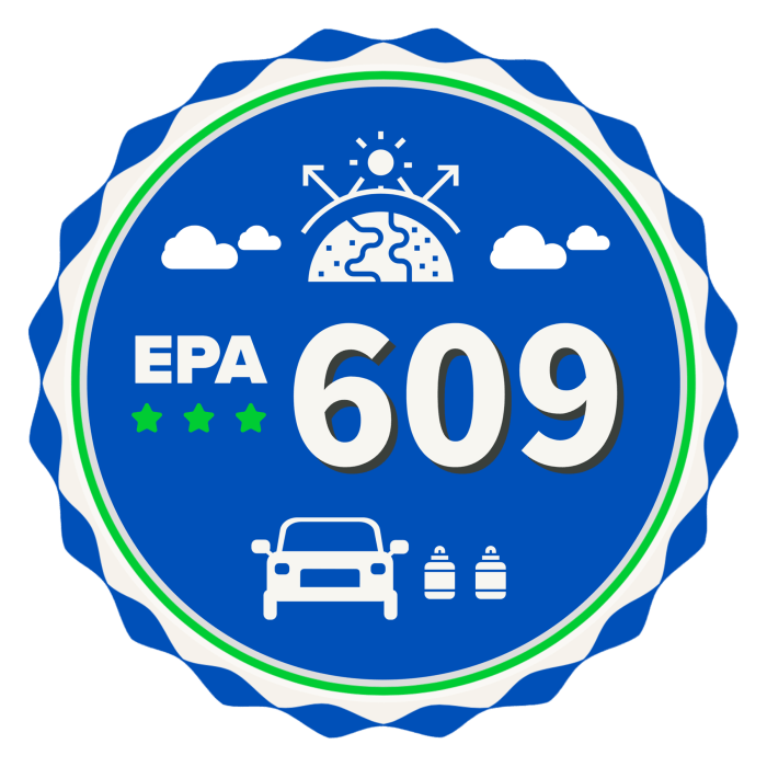 Epa 609 certification practice test