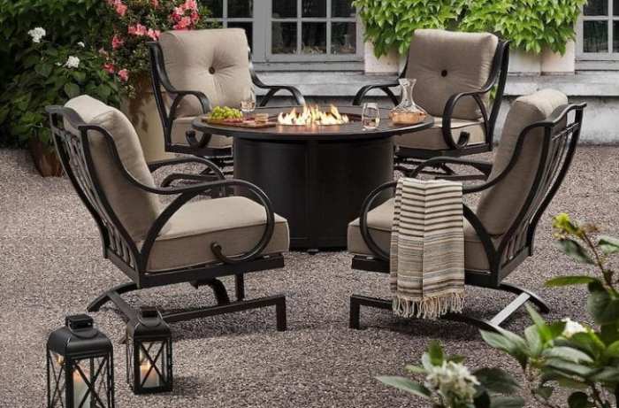 Corbin 5 piece fire chat set