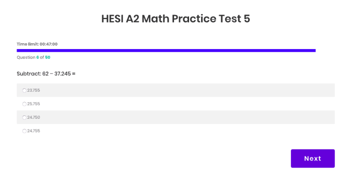 Fundamentals of nursing hesi practice test