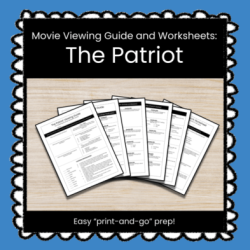 The patriot worksheet answer key