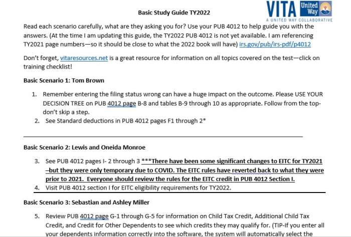 Vita advanced test answers 2022