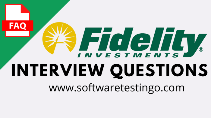 Fidelity software engineer interview questions